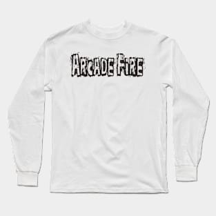 retro arcade fire Long Sleeve T-Shirt